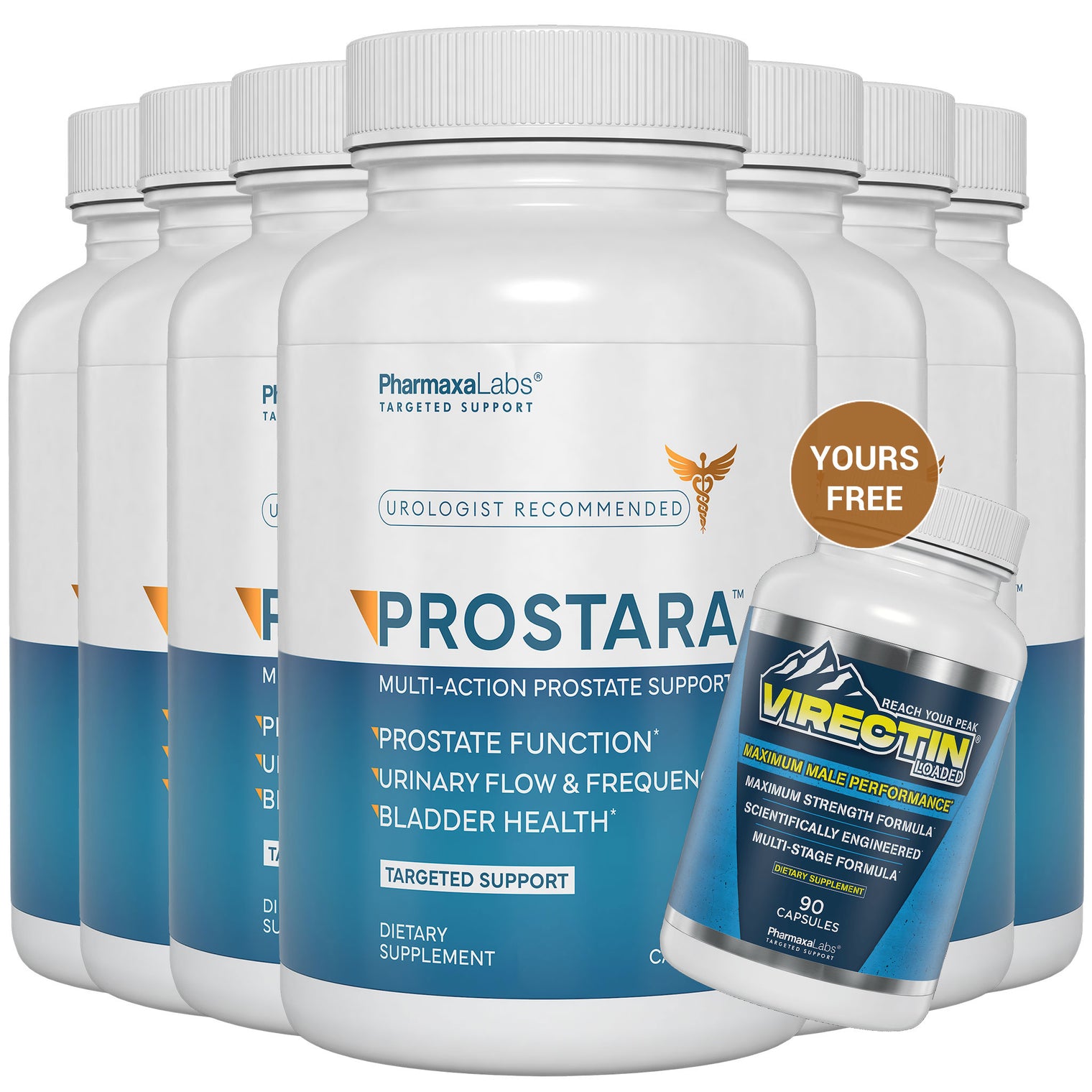 Prostara 7 Bottles + Free Virectin