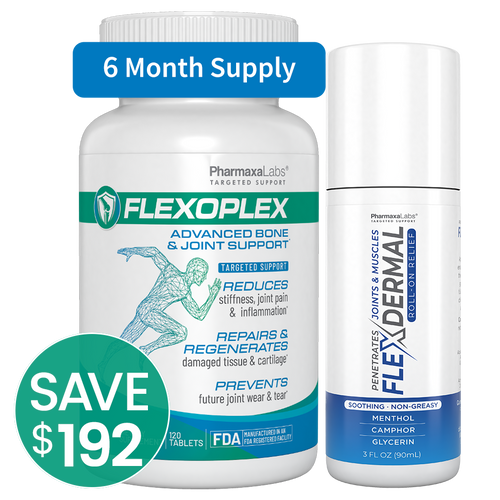 Buy 6 Bottles of Flexoplex + Free Flexdermal