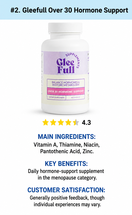 Gleefull Over 30 Hormone Support